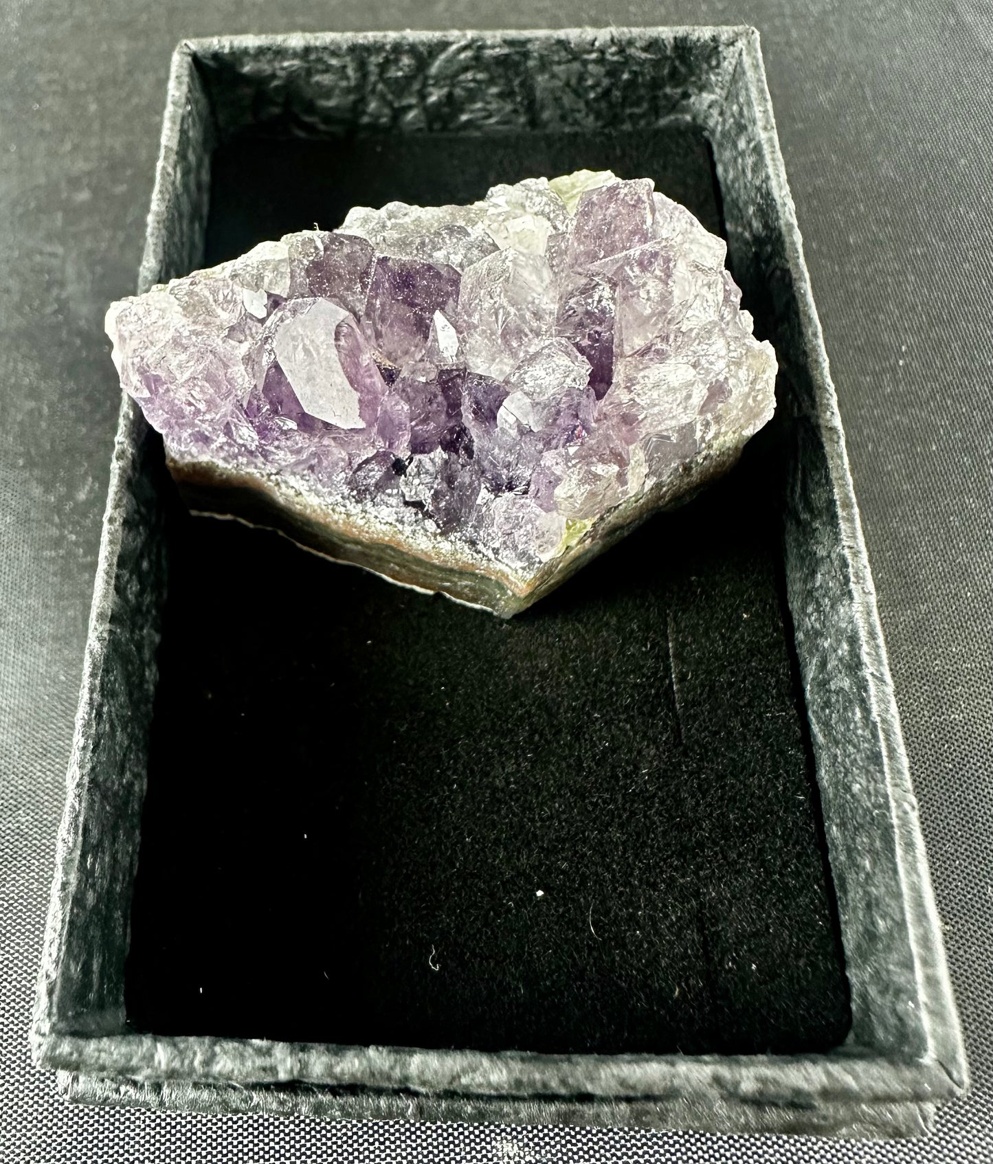 Natural Amethyst Crystal Cluster, Geode Gemstone Sculpture for Spiritual Home