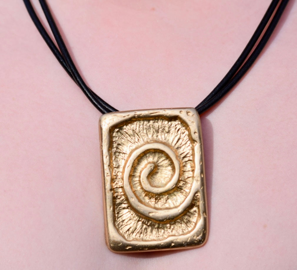 Ammonite necklace