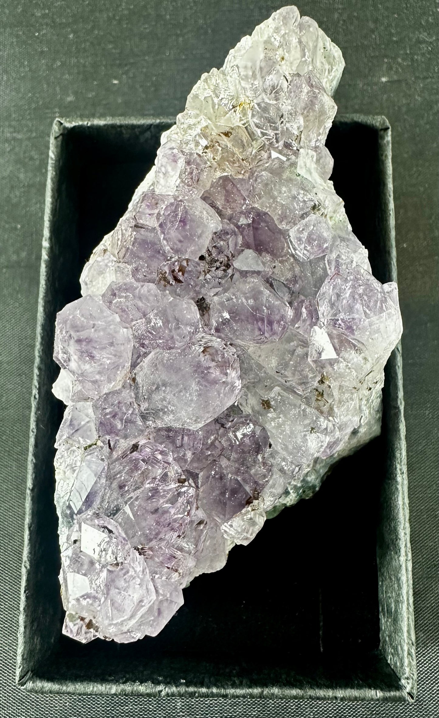 Natural Amethyst Crystal Cluster, Geode Gemstone Sculpture for Spiritual Home