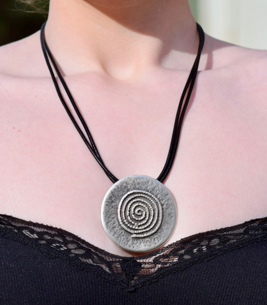 Ammonite necklace