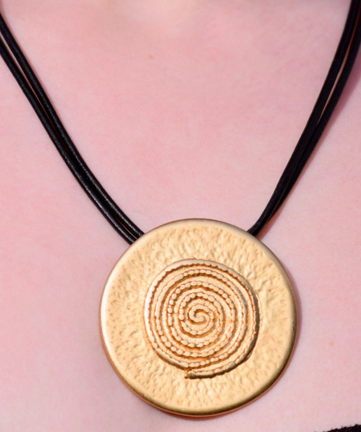 Ammonite necklace