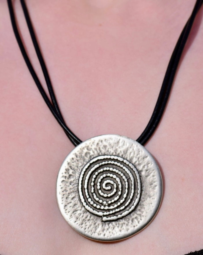 Ammonite necklace