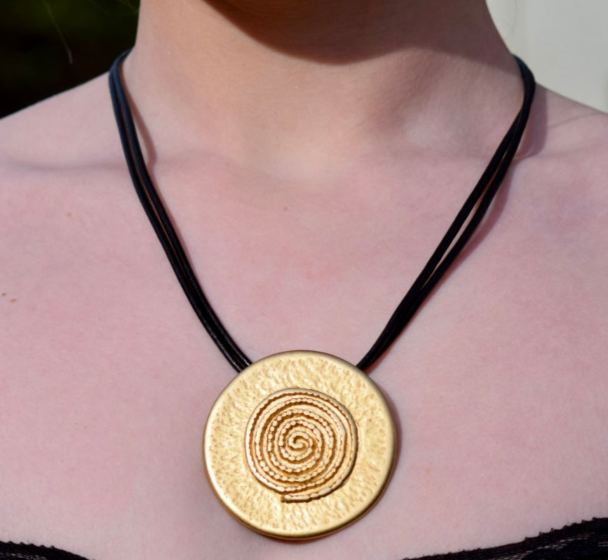 Ammonite necklace