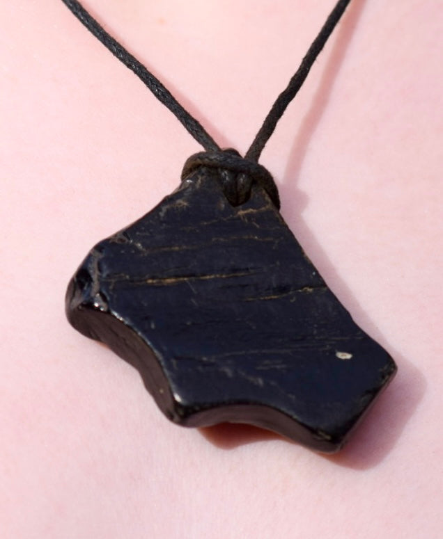 Whitby jet necklace