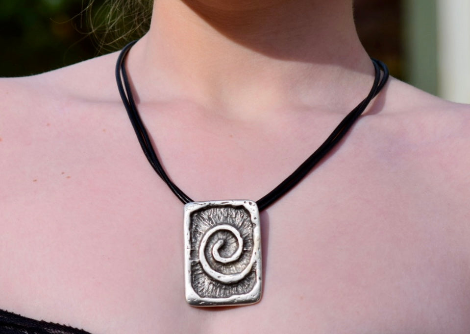 Ammonite necklace