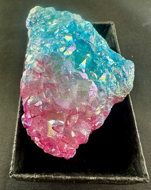 Pixie Aura Quartz Cluster