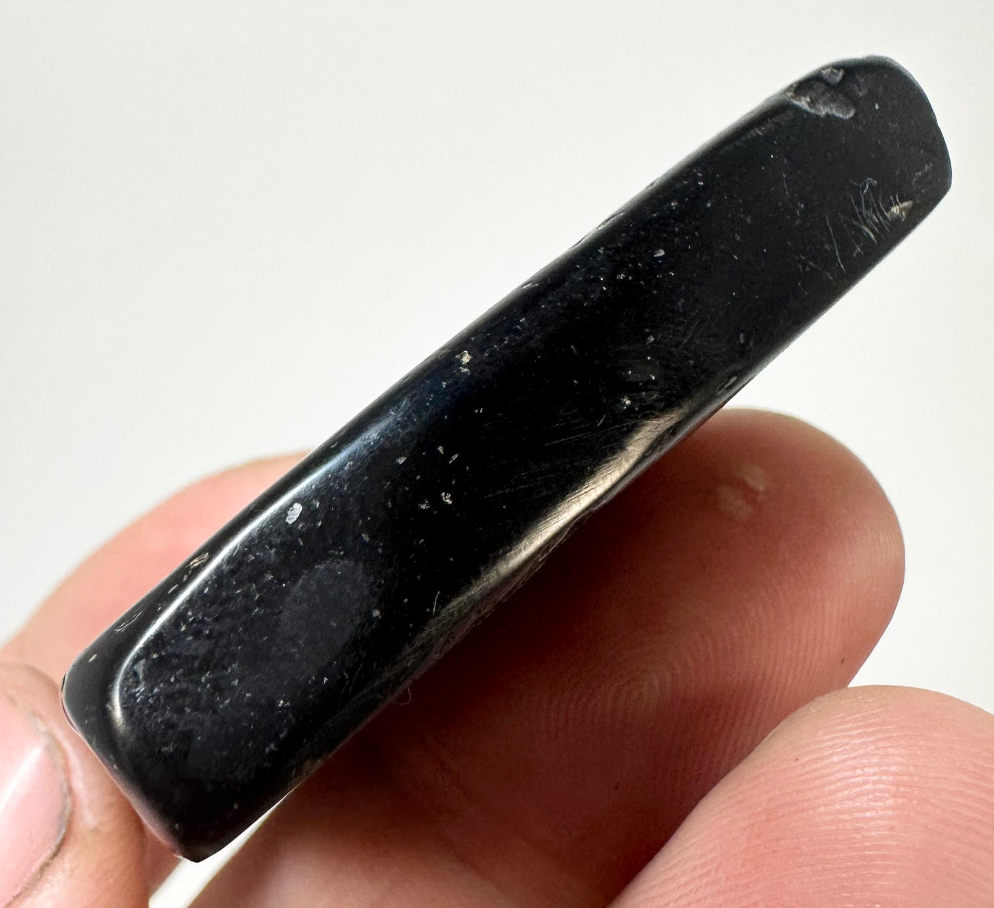 Whitby Jet 12 grams Lower Jurassic, Upper Lias from Whitby, North Yorkshire.