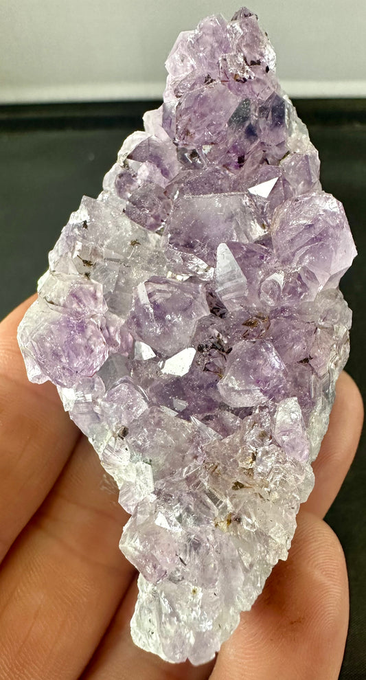 Natural Amethyst Crystal Cluster, Geode Gemstone Sculpture for Spiritual Home