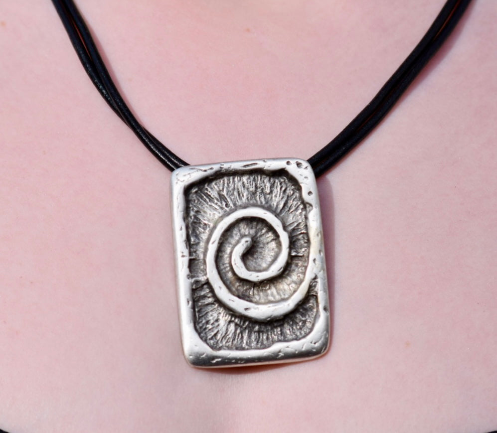 Ammonite necklace