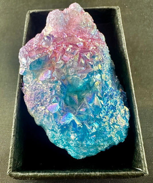 Pixie Aura Quartz Cluster